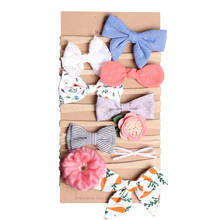 1pc Multiple Styles 10 Colors Baby Bownot Flower Headband Cloth Hair Band Headwear Hair Accessories 2024 - buy cheap