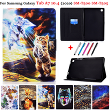 Cover for Samsung Galaxy Tab A7 Case 2020 SM-T500 T505 T507 Animal Magnetic Case for Samsung Galaxy Tab A 7 A7 10 4 Tablet + Pen 2024 - buy cheap