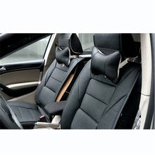 Car Accessories Interior Durable Superior Quality Leather Breathable Mesh Cushion Headrest Neck Pillow Health Care Car Headrest 2024 - buy cheap