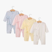 Spring And Autumn Period And The Neonatal Jumpsuits Infant Home Pajamas Lace-Up Monk Take Baby Cotton Comfortable 2024 - buy cheap