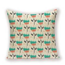 Spring Pillow Covers Vintage Decorative Cushion Cover Flower Floral Pillow Case Shabby Chic Home Sofa Living Room Cushions Cases 2024 - buy cheap