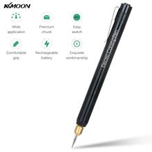 KKMOON-Mini bolígrafo de grabado eléctrico inalámbrico portátil, máquina de grabado recargable, herramienta de tallado para madera, Metal y piedra 2024 - compra barato