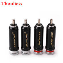 Thouliess Free Shipping 4pieces HIFI RCA Jack Plug Connector for DIY audio cable 2024 - buy cheap