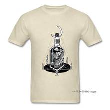 Funky Men T-Shirts Devils Moonshine Printed On T Shirts O Neck Cotton Fabric Short Sleeve Summer/Fall Tops TShirt Novelty Tees 2024 - buy cheap