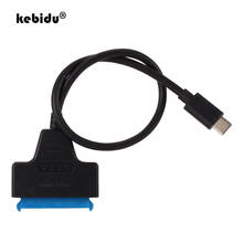 Cable Sata tipo C de 22 Pines, adaptador de Sata a USB 2,0, compatible con disco duro SSD externo de 2,5 pulgadas, adaptador USB C a Sata 2024 - compra barato