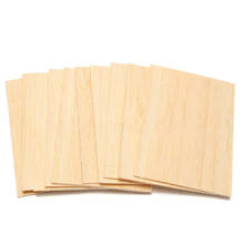 Láminas de madera de Balsa para manualidades, placa de 150x100x2mm para casa, 10 unidades 2024 - compra barato