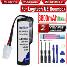 Аккумулятор HSABAT 3800 мАч 533-000096, DGYF001, GPRLO18SY002 для колонок Logitech 984-000304, UE Boombox 2024 - купить недорого