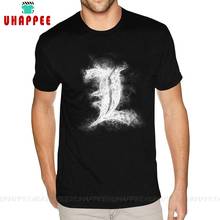 Хлопковые футболки с короткими рукавами и круглым воротником; Футболки с надписью «Death Note»; Качественная футболка для подростков 2024 - купить недорого