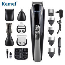 Kemei-cortadora de pelo eléctrica para hombre, máquina de afeitar para Barba y nariz, dfdf 2024 - compra barato
