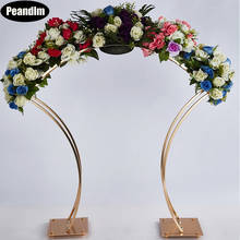 PEANDIM-estante de flores para decoración de fondo de fiesta, arco de boda dorado, marco de plomo para boda, bricolaje, 5 uds. 2024 - compra barato