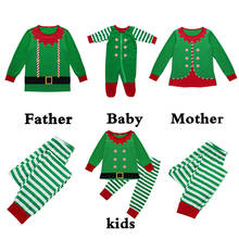 Pijamas familiares de Navidad, ropa de Matchig para madre, hija, padre y niños, ropa de dormir x-mas Pjs, aspecto familiar 2024 - compra barato