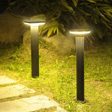 LED Landscape Path Lights Mushroom Outdoor Waterproof Aluminum Pillar Light Gardern Pathway Courtyard Street Bollard Lamp 2024 - buy cheap