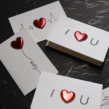 Cartão de aniversário do convite do casamento do cartão do amor do presente do dia dos namorados 2024 - compre barato