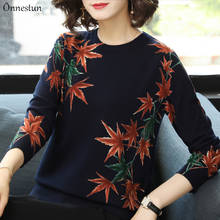 Printed Sweater Autumn Spring Fashion Women Clothing Pullover Pull Femme Long Sleeve Elasticity Elegant  Sweater For Women 2024 - buy cheap