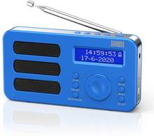 Портативное цифровое радио August MB225 DAB/DAB +/FM RDS функция двойная сигнализация стерео/моно-динамик перезаряжаемая батарея с ЖК-экраном Синяя 2024 - купить недорого