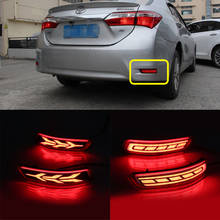 LED Rear Bumper Reflector Warning Light For Toyota Corolla Altis 2014-2018 Driving Light Brake Light Turn Signal Light 2024 - buy cheap