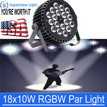 18x10w LED DJ Par Light 4in1 RGBW PAR for Disco Party Stage Lighting 2024 - buy cheap