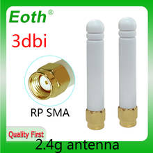 EOTH 1 2pcs 2.4g antenna 3dbi sma female wlan wifi 2.4ghz antene pbx iot module router tp link signal receiver antena high gain 2024 - buy cheap