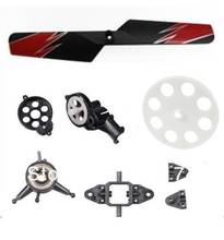 Wltoys v913 RC helicopter spare parts kit  tail blade +gear +swash plate+connect buckle 2024 - buy cheap