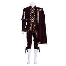 Cosplaydiy-Disfraz de la Reina Elizabeth Tudor para hombre, traje de Cosplay de época Medieval para adulto, traje rojo renacentista victoriano L320 2024 - compra barato