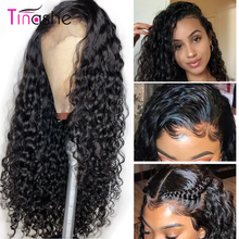 Brazilian Water Wave Wig 13x4 HD Transparent Lace Frontal Wig 180 200 Density Curly Lace Front Human Hair Wigs For Black Women 2024 - buy cheap