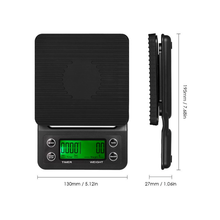 Multi-purpose, High-precision, Digital Electronic Scale, Kitchen Scale, Drip Coffee Scale with Timer LCD Display 3kg / 5kg 0.1g 2024 - buy cheap