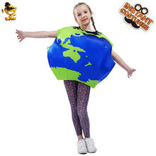 Unissex criança terra traje cosplay engraçado 3d impresso terra macacão para crianças trajes de halloween 2024 - compre barato