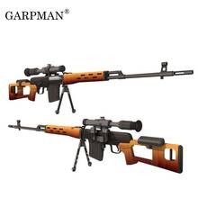 1:1 SVD Sniper Rifle 3D Paper Model Gun Weapon Puzzles Papercraft Hand-made Toy 2024 - buy cheap