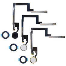 Botón de inicio con Cable flexible para iPad Mini 3, A1599, A1600, botón de menú, piezas de repuesto con goma, 5 unids/lote 2024 - compra barato