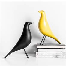Estatuilla de resina artesanal, estatua de pájaro Paloma, adornos de oficina, escultura, accesorios de decoración del hogar, pájaros de Color 2024 - compra barato