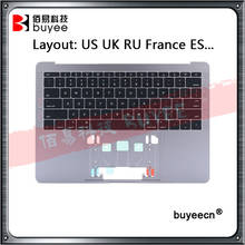 Оригинальный Новый A1708 для Macbook Retina Pro 13 ''A1708 верхний корпус US UK RU Франция ES сменная клавиатура с подсветкой 2016 2017 2024 - купить недорого