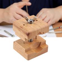 Professional Wooden Watch Case Holder Block Vise Clamp Movement Wood+Stainless Steel Watch Repair Tool Kits for Watchmakers c 2024 - buy cheap