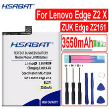 Hsabat bateria 3550mah bl276 para lenovo edge z2 x/zuk edge z2151 2024 - compre barato