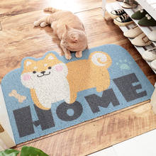 New dogs cat shape Doormats Anti-slip Floor Irregular Carpet For Entrance Kitchen Bathroom Mat Rugs Welcome Home Sign Mat 2024 - buy cheap