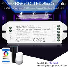 Fut039 (atualização) 2.4ghz rgb + cct controle de fita led dc12 ~ 24v com controle de voz, driver led regulável 6a/canal comum 2024 - compre barato