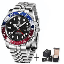 PAGANI DESIGN Men's Automatic Watch Top Brand Stainless Steel Waterproof Mechanical Luminous Sapphire GMT Luxury Watch Men 40mm 2024 - buy cheap