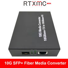 Convertidor de medios Super fuerte SFP, 10G, Base T, interruptor Ethernet RJ45 a transceptor de fibra óptica, convertidor óptico FTTH 2024 - compra barato