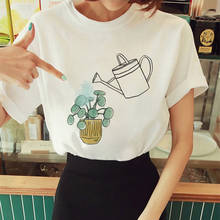 Fun kettle Cartoon Kawaii Printed Women's T-shirt Round Neck Female Tshirt Short Sleeve t shirt Harajuku Lady tee shirt Mujer 2024 - buy cheap