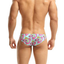 Bañador Sexy Gay para hombre, traje de baño transpirable, ropa de playa, calzoncillos Boxer, pantalones cortos de playa 2021 2024 - compra barato