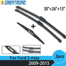 Wiper LHD RHD Front Rear Wiper Blades Set For Ford S-max 2009-2015 Windshield Windscreen Front Rear Window 30"+26"+13" 2024 - buy cheap