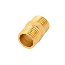 1/4BSP to 1/4BSP Male Thread Brass Pipe Hex Nipple Fitting Quick Adapter 5pcs 2024 - buy cheap