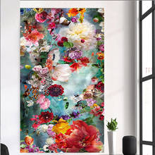 Grande pintura diamante centenas florescem flores, quadrado completo redondo diamante bordado conjunto de ponto cruz mosaico exibição completa yg1637 2024 - compre barato