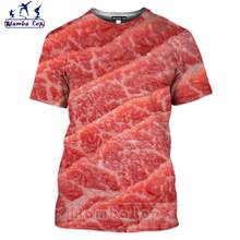 Mamba top camiseta feminina de manga curta, com estampa 3d, para carne de porco, linguiça e cosplay, camiseta para homens e mulheres, harajuku hentai 2024 - compre barato