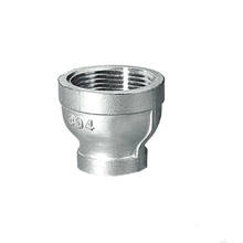 Free shipping 3/8" x 1/4" Female Nipple Inside Threaded Reducer Stainless Steel 304 Casting Pipe Fitting 2024 - купить недорого