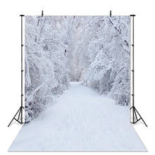 Christmas Photography Background Winter Snow Landscape Backdrops Decoration Props Banner For Photo Studio 2024 - buy cheap