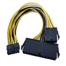 ATX 24Pin + CPU 8Pin to Mini 12Pin кабель питания для материнской платы Dell C6100 Серверная рабочая станция 2024 - купить недорого