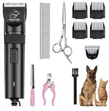 Cortadora de pelo eléctrica profesional de alta potencia para mascotas, máquina para cortar el pelo de perros y conejos, 20W, 110-240V AC 2024 - compra barato
