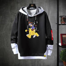 Sudadera con capucha de anime Digimon Adventure para adolescentes, abrigo de disfraz de dibujos animados Unisex, chaqueta informal falsa de dos piezas 2024 - compra barato