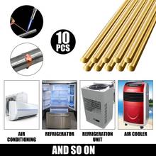 10pcs Copper Electrode Stainless Steel Air Conditioner Refrigerator Welding Electrode Low Temperature Electrode 2024 - buy cheap