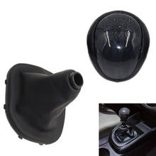 5/6 speed Leather Car Shift Gear Knob Lever Gaitor Boot Cover Auto Accessories For KIA forte 2014-2016 2024 - buy cheap